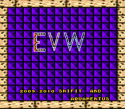 EVW (super mario world hack) Title Screen